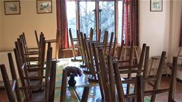 The dining room at Quantock Hills Youth Hostel